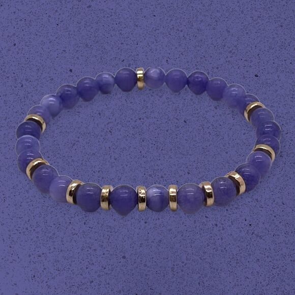 NWT Wool + Pepper Co. Sagittarius + Tanzanite Bracelet - Zodiac x Gemstone - Picture 11 of 12